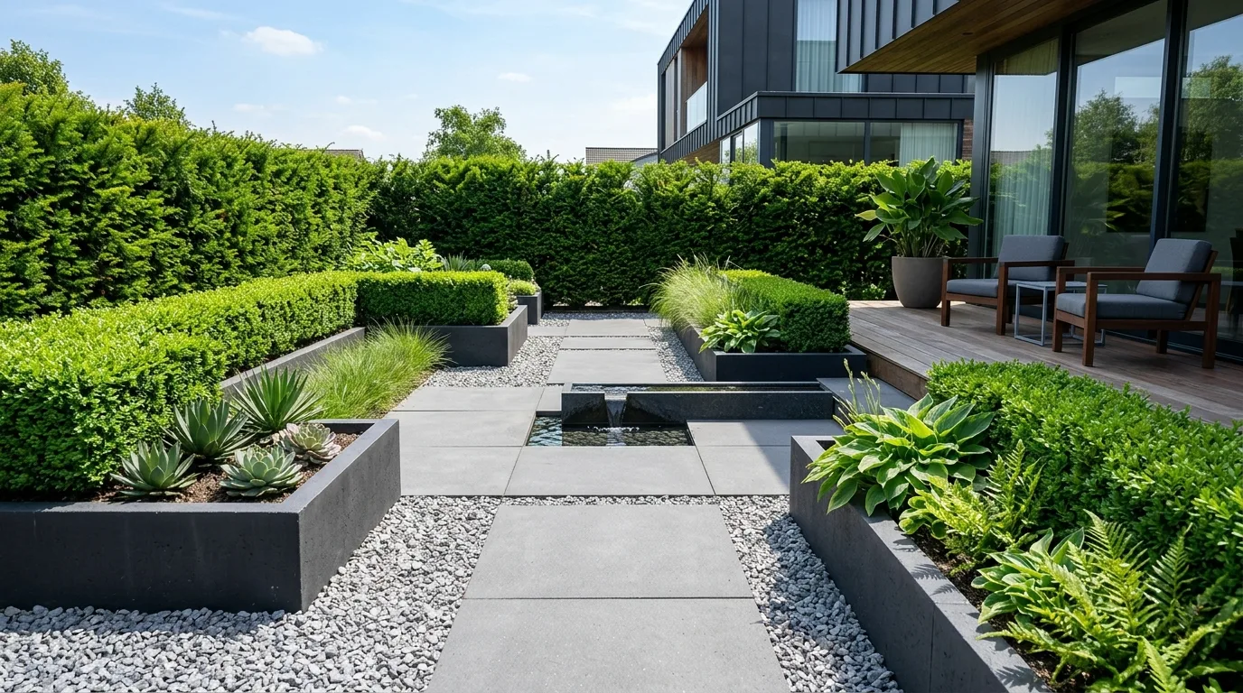 Beautifully Framed Garden View